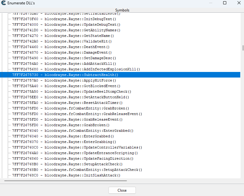 Enumerate DLLs